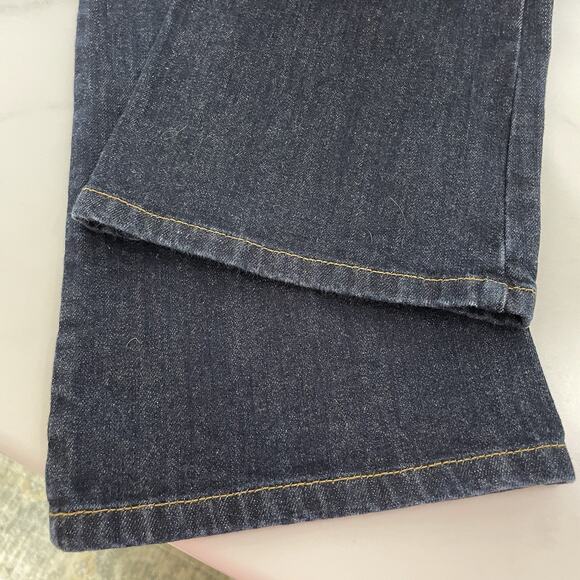 Talbots Outlet Curvy Bootcut Jeans Size 6 32” Inseam Dark Wash Denim Mid-Rise - Picture 6 of 9